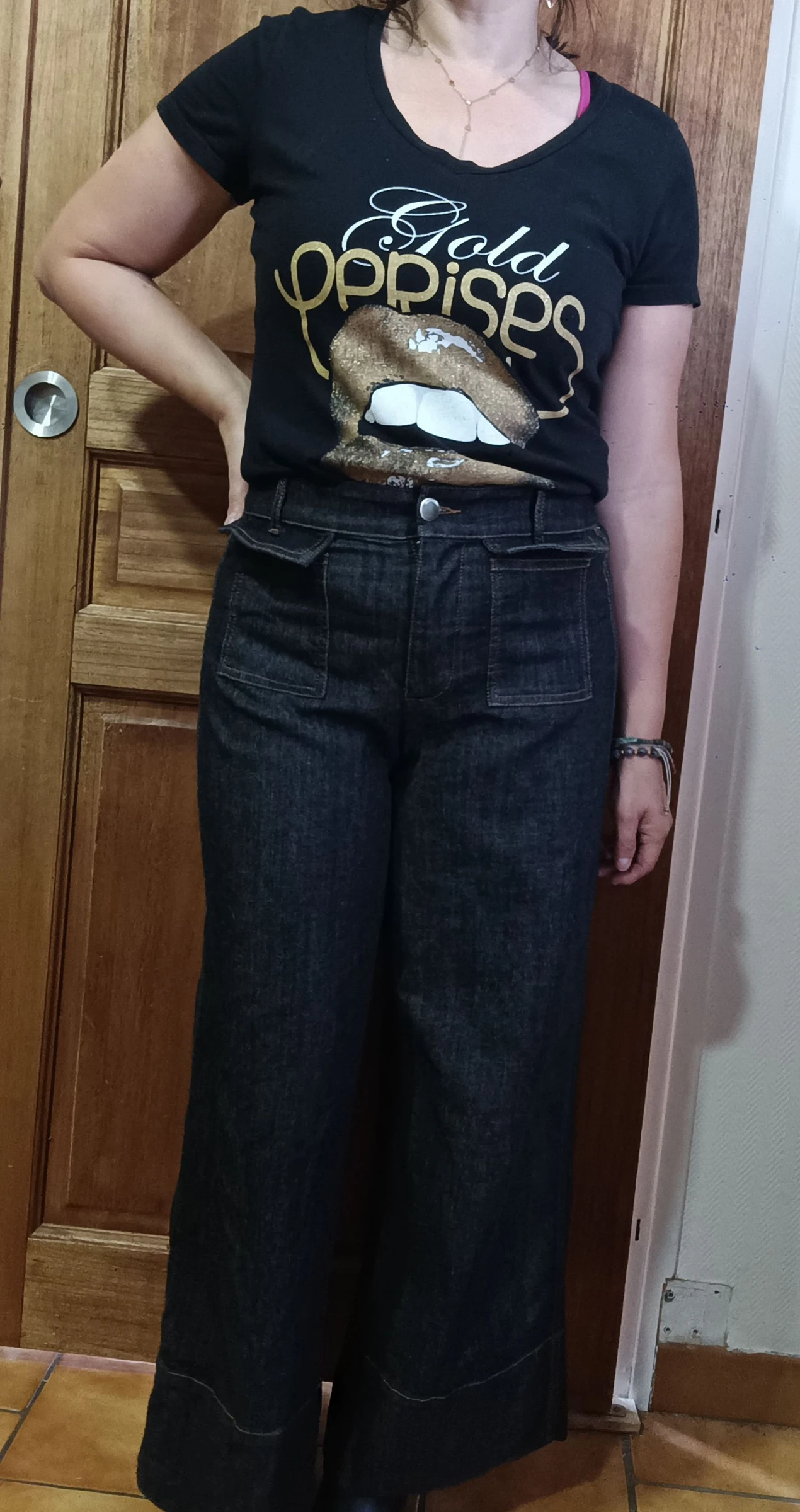 Jean large / Wide leg brut ZARA - XS